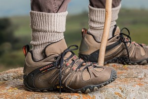 Tuck your pants into your socks